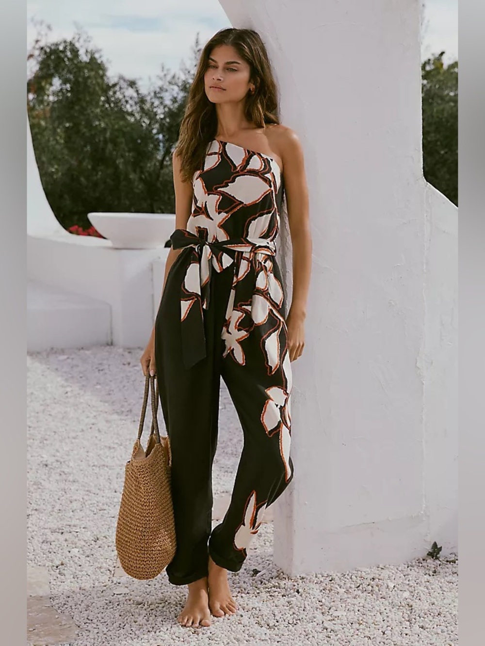 The Micah one shoulder jumpsuit L